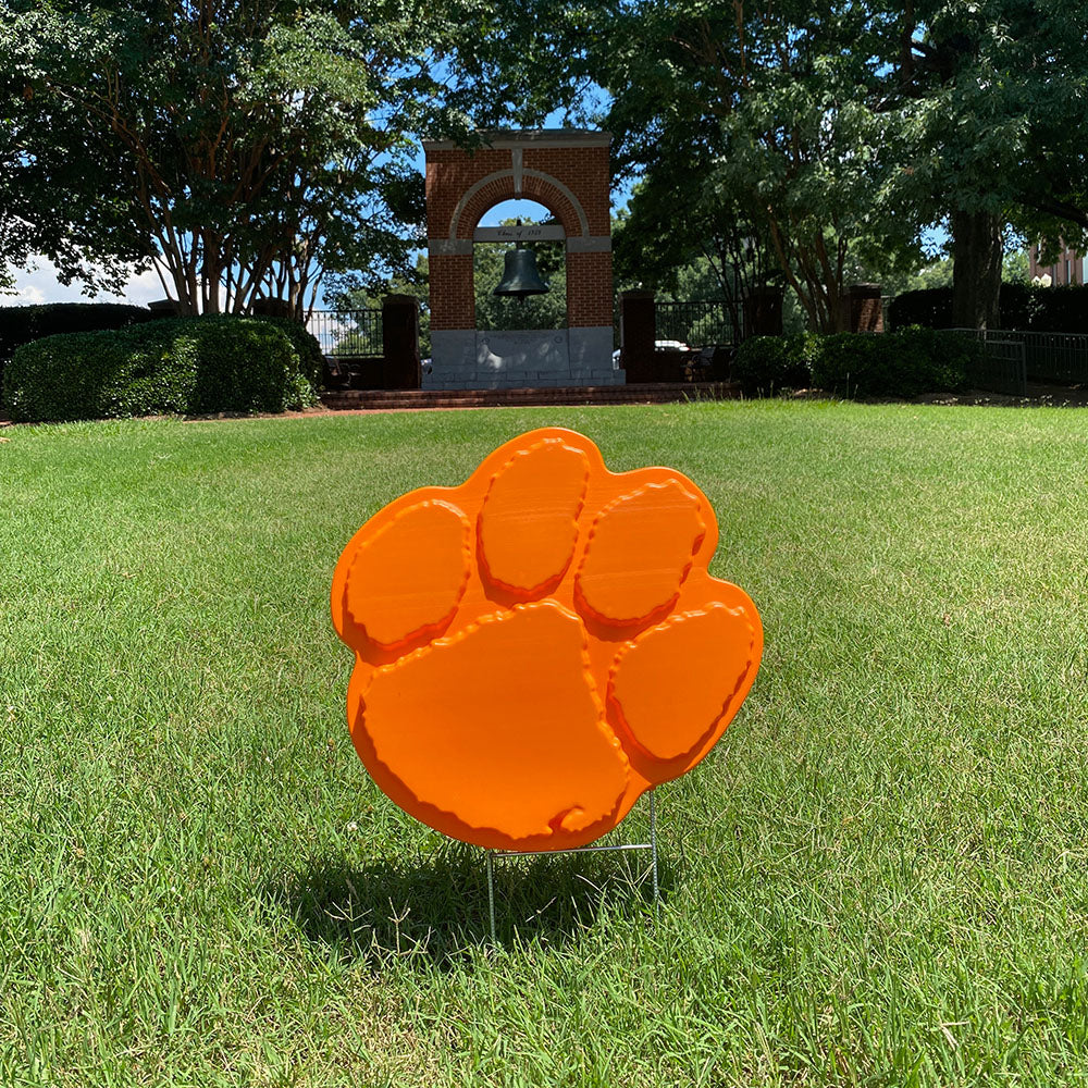 The Original Clemson Lawn Ornament - Clemson Tigers Paw