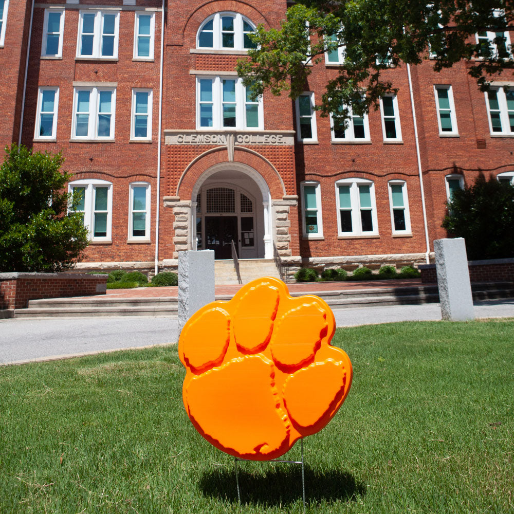 The Original Clemson Lawn Ornament - Clemson Tigers Paw