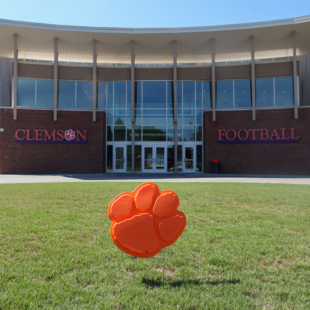The Original Clemson Lawn Ornament - Clemson Tigers Paw