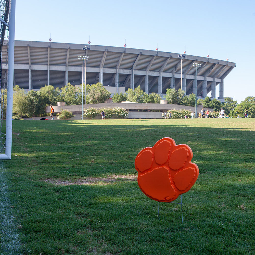 The Original Clemson Lawn Ornament - Clemson Tigers Paw