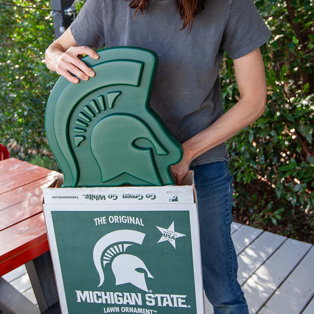 The Original Michigan State Lawn Ornament