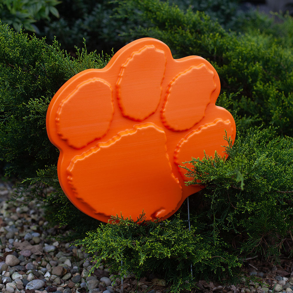 Clemson Lawn Ornament Tiger Territory Product in Rocks