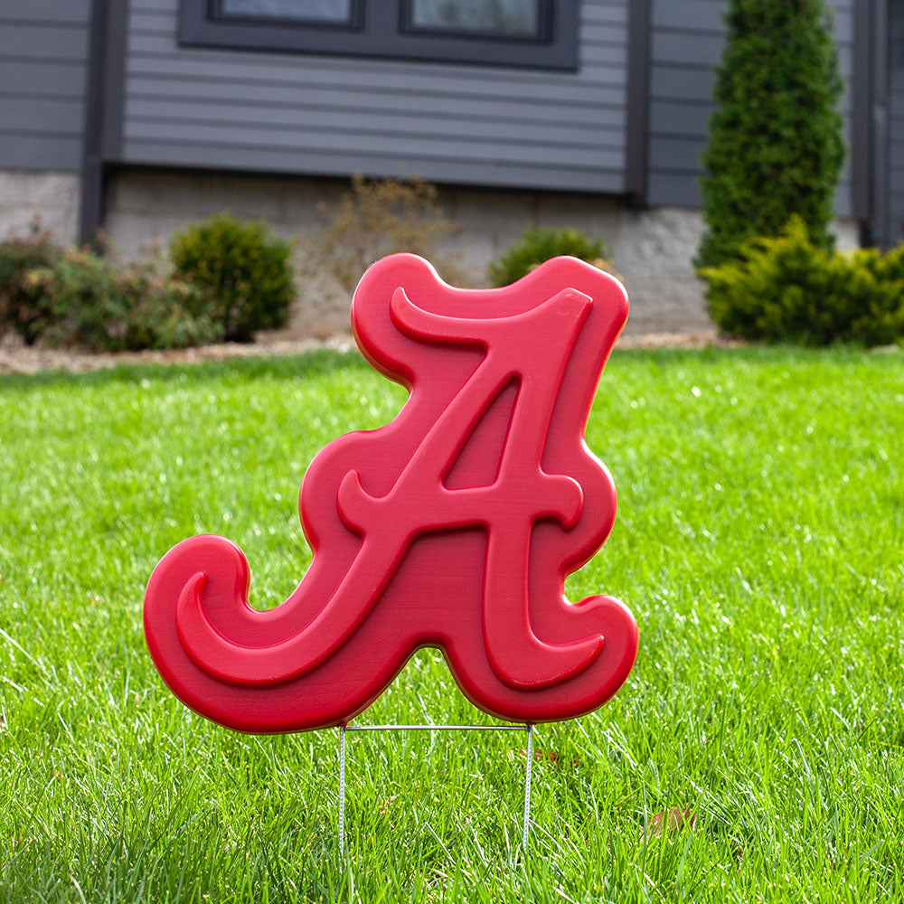 Alabama Crimson Tide Lawn Ornament - in front yard